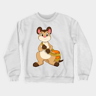 Meerkat with Bag Crewneck Sweatshirt